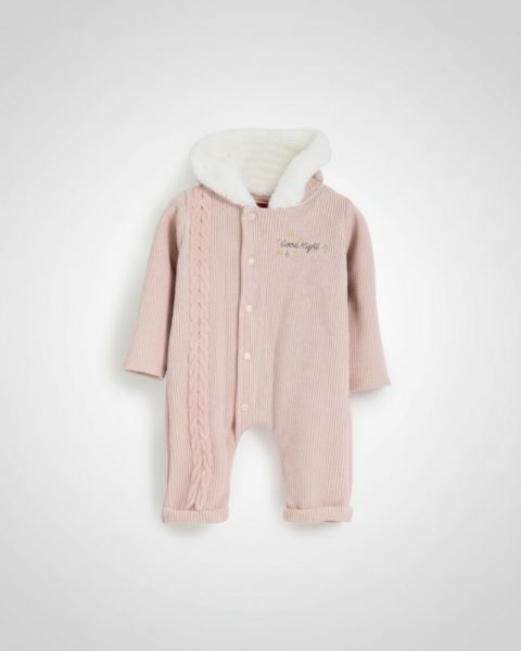 Goog night Hooded  Romper