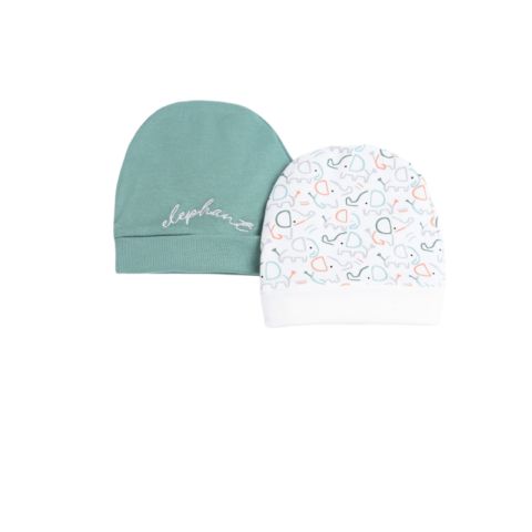 Printed Baby Baby Hats Pack Of 2